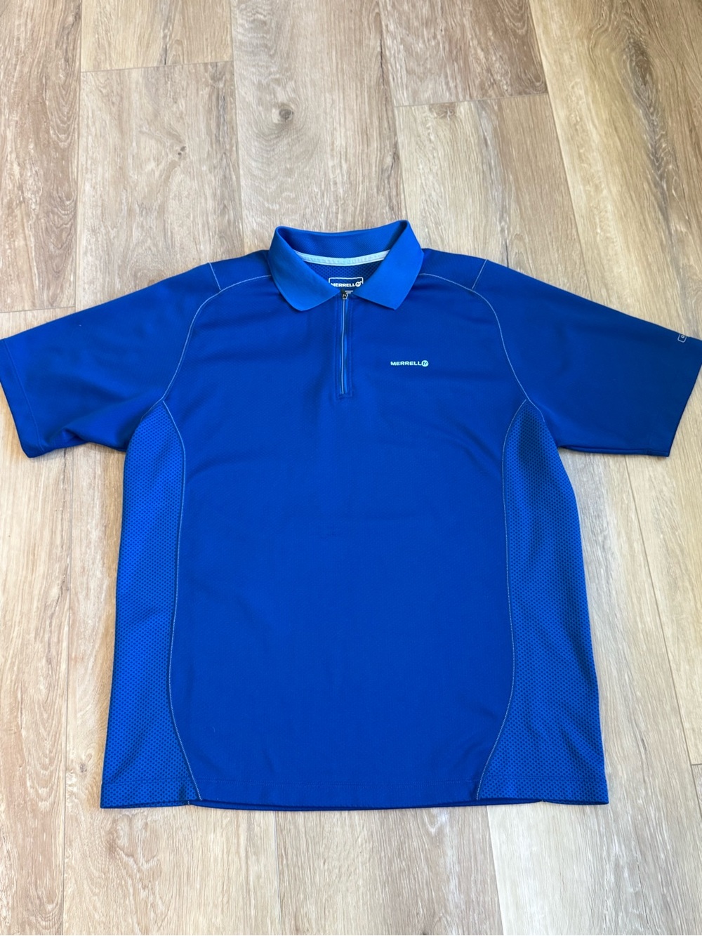 Merrell Men's Royal Blue Short-Sleeve Performance Polo